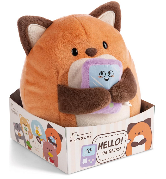 SUPER MOCHIE - Fox Geeks with video game - Plush 16cm