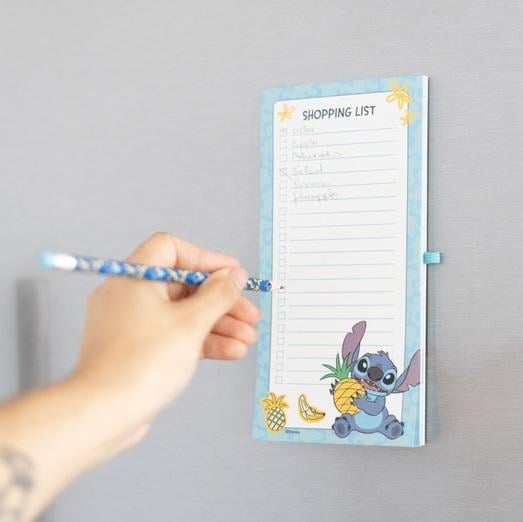 STITCH - Magnetic Shopping List + Pencil