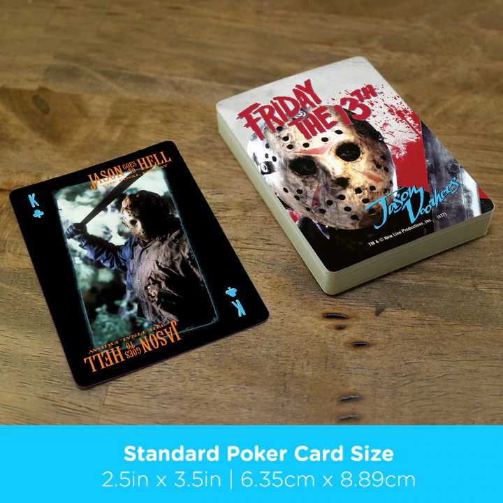 HORROR - Friday the 13th - Playing Cards