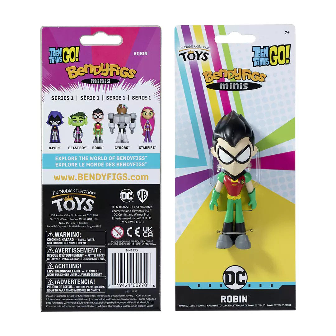 TEEN TITANS GO - Robin - Mini Bendyfigs Figure 11cm