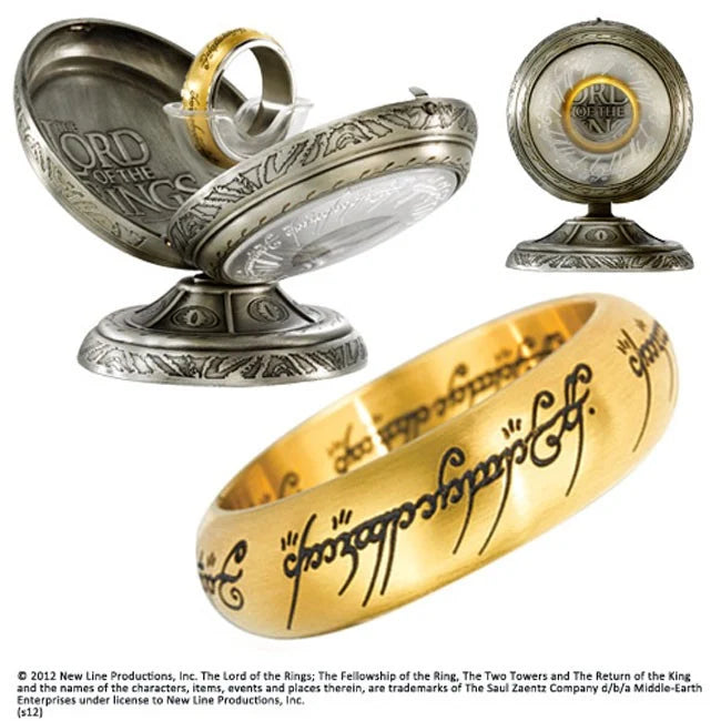 LORD OF THE RINGS - One Ring Stainless Steel - Size US 08 FR 57.3