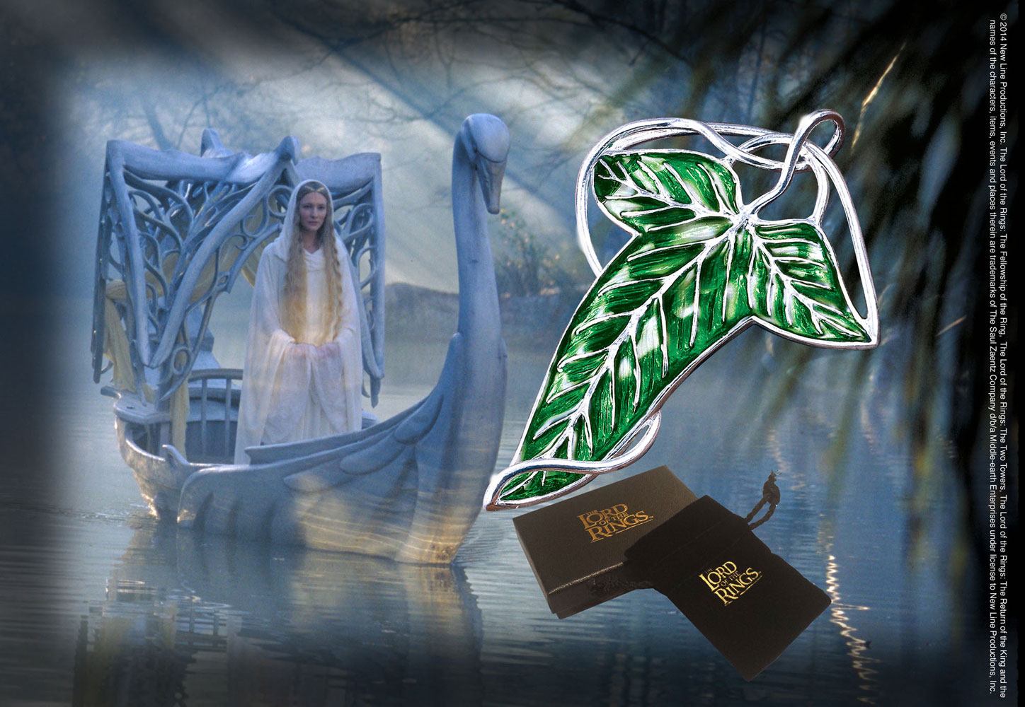 LORD OF THE RINGS - Leaf of Lorien Brooch