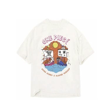 ONE PIECE - Going Merry X Marine Warship - T-Shirt Men (L)