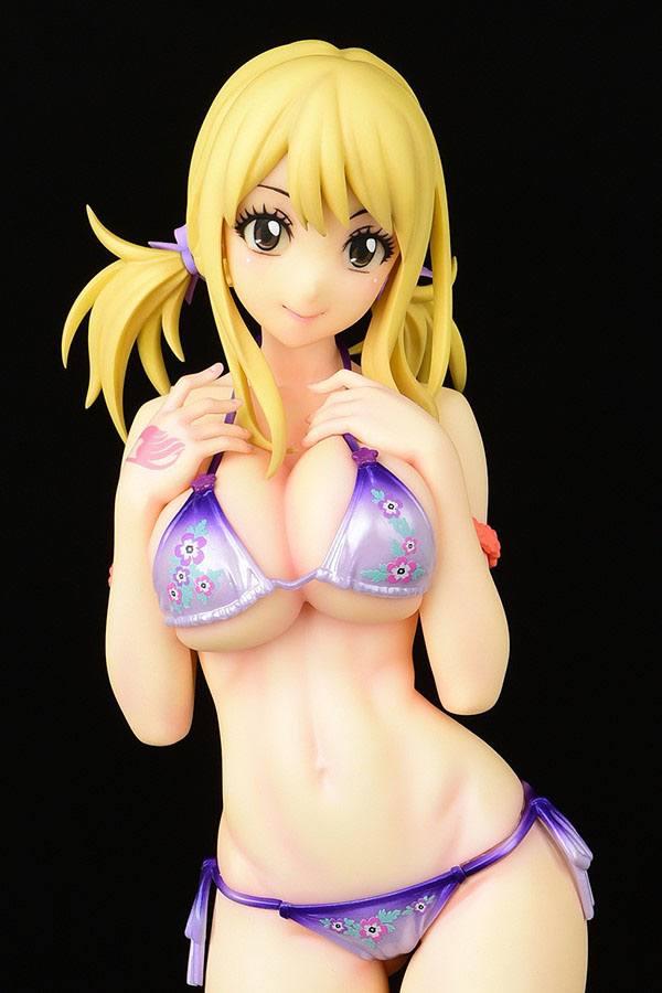 FAIRY TAIL - Lucy Heartfilia Swimsuit Twin Tail - Statue 27cm