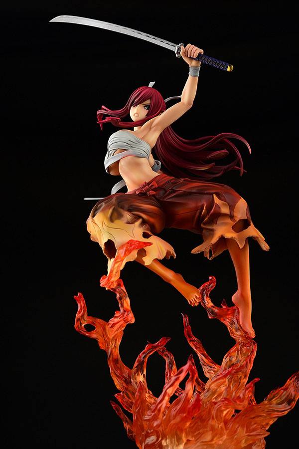 FAIRY TAIL - Erza Scarlet Samurai Ver. Kurenai - Statue OrcaToys 43cm