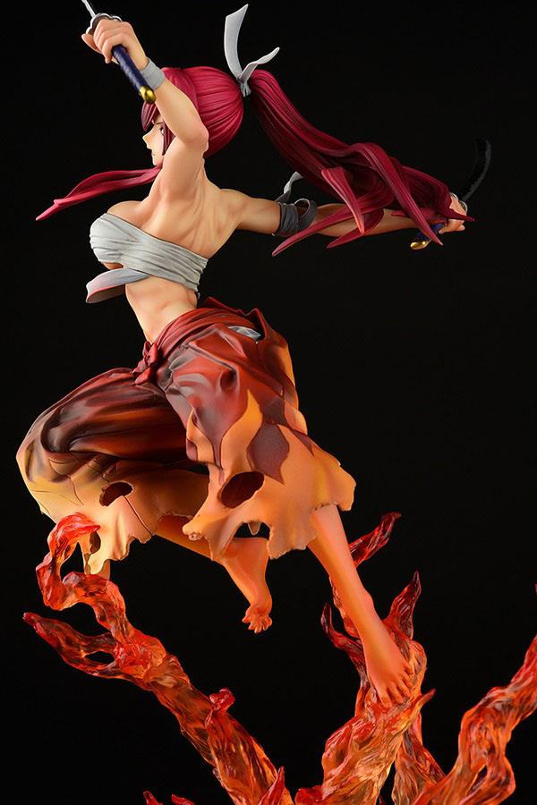 FAIRY TAIL - Erza Scarlet Samurai Ver. Kurenai - Statue OrcaToys 43cm