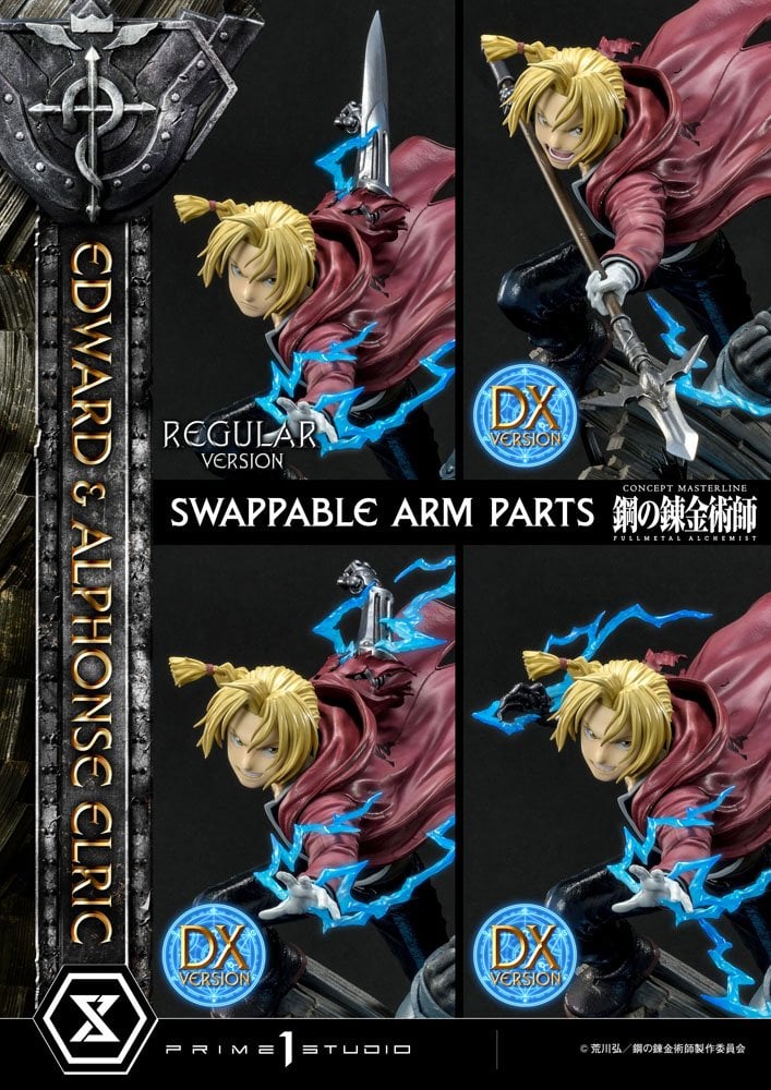 FULLMETAL ALCHEMIST - Edward & Alphonse Deluxe - Statuette 56cm
