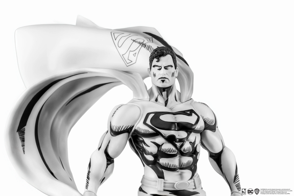 DC HEROES - Superman "Black & White Version" - Statue 1/8 30cm