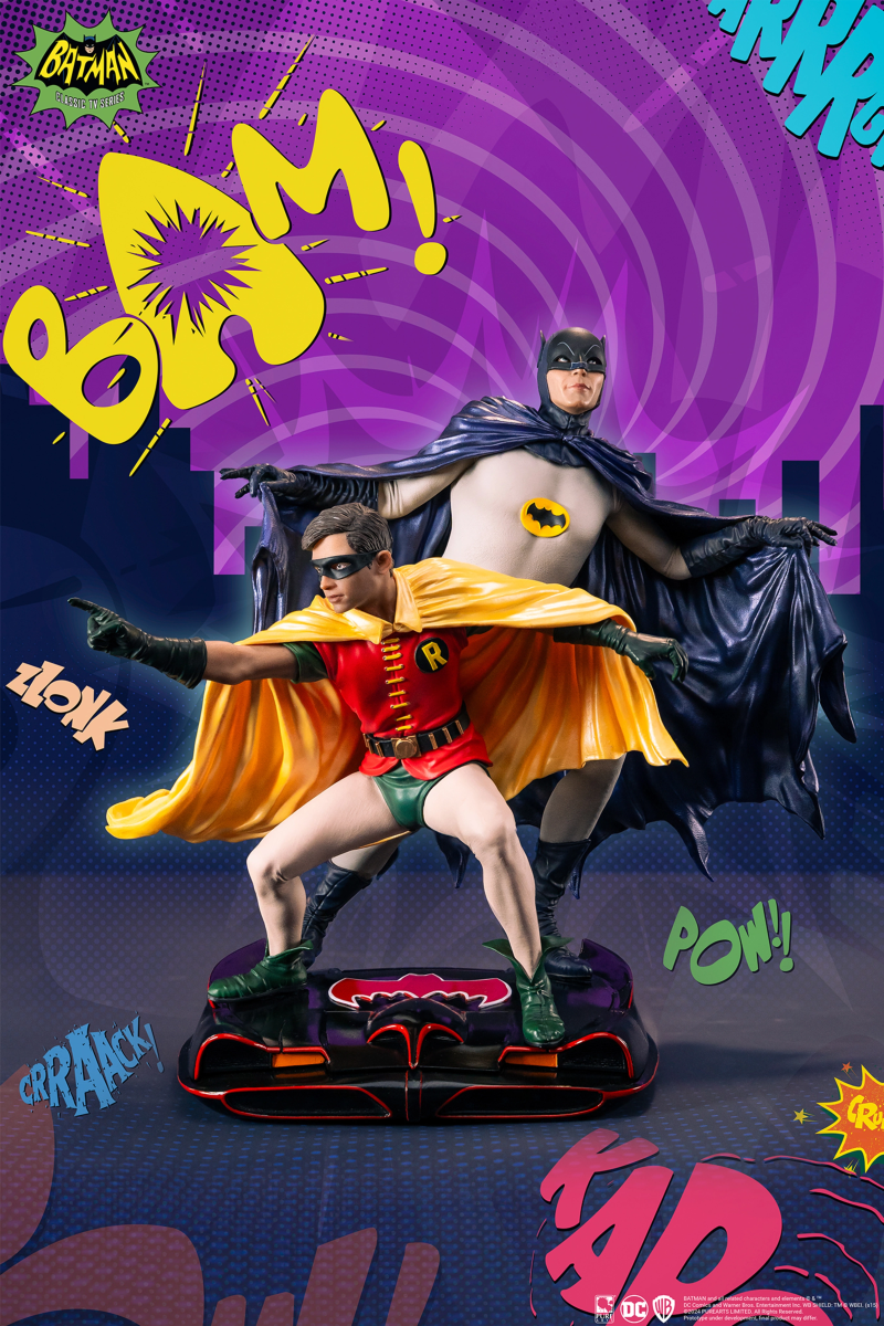 BATMAN - Batman & Robin "1966" - Statue Diorama 1/8 23cm