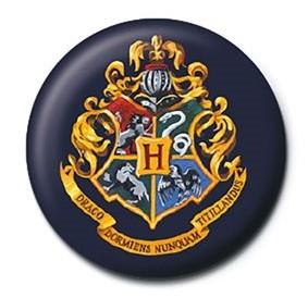 HARRY POTTER - Colourful Crest Hogwarts - Button Badge 25mm