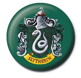 HARRY POTTER - Colourful Crest Slytherin - Button Badge 25mm