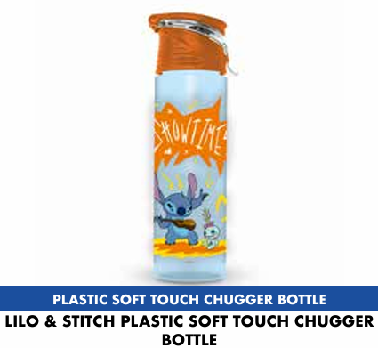LILO & STITCH - Plastic Soft touch chugger bottle