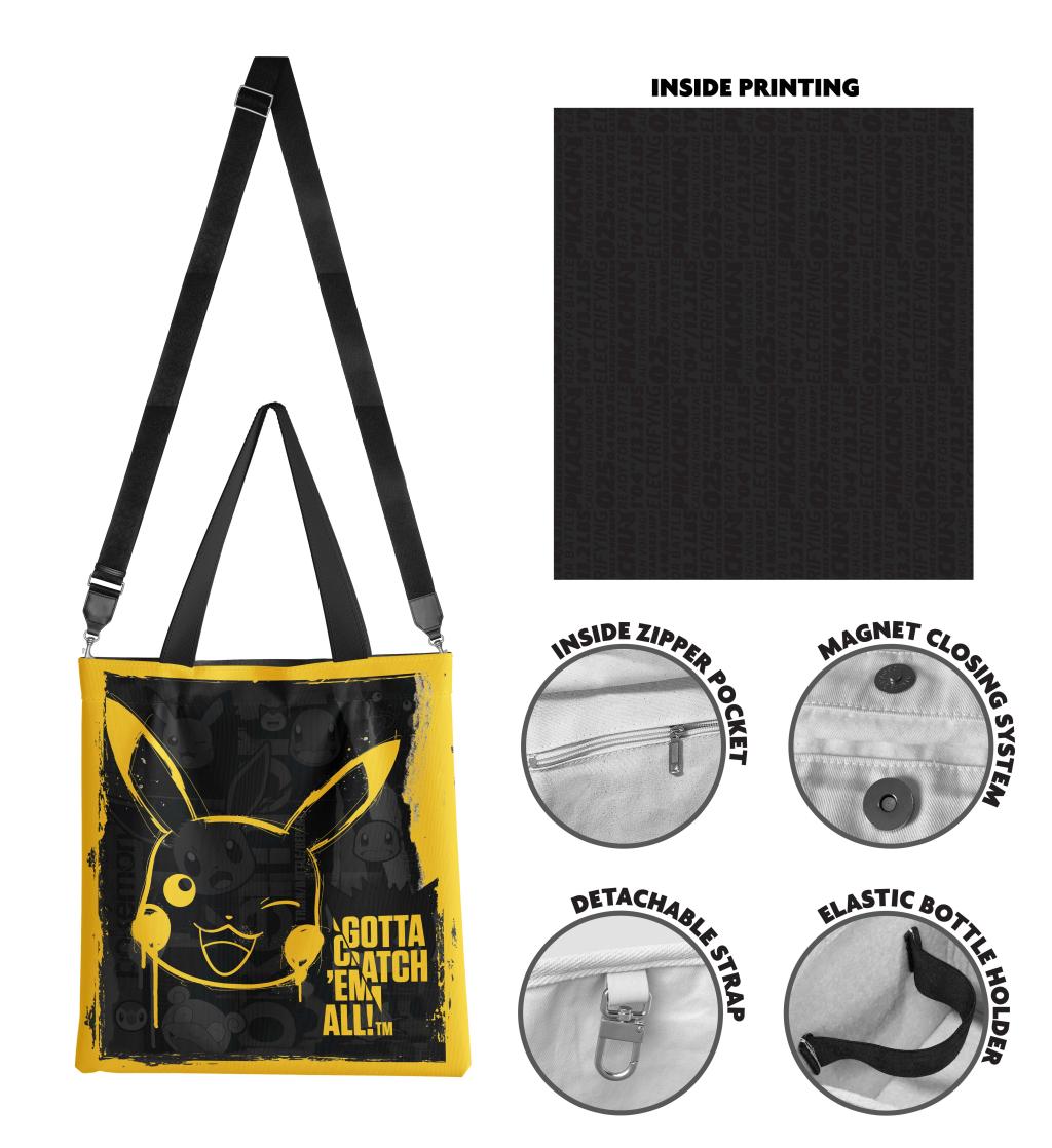 POKEMON - Pikachu - Limited Edition Premium Tote Bag 40x36cm