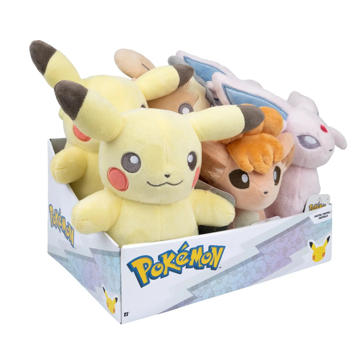 POKEMON - 30th Anniversary - Plush 20 cm - Display 6 Pcs