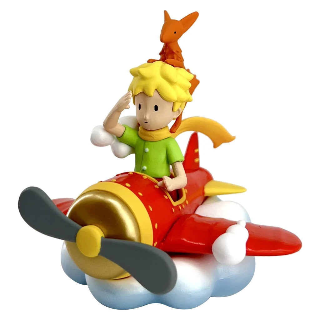 THE LITTLE PRINCE - Little Prince and the fox on a plane - Figure 7cm