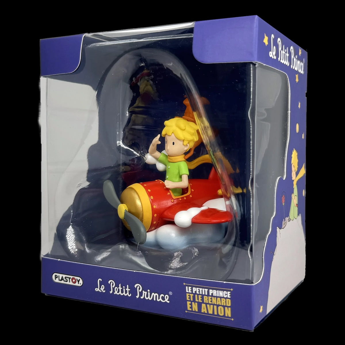 THE LITTLE PRINCE - Little Prince and the fox on a plane - Figure 7cm