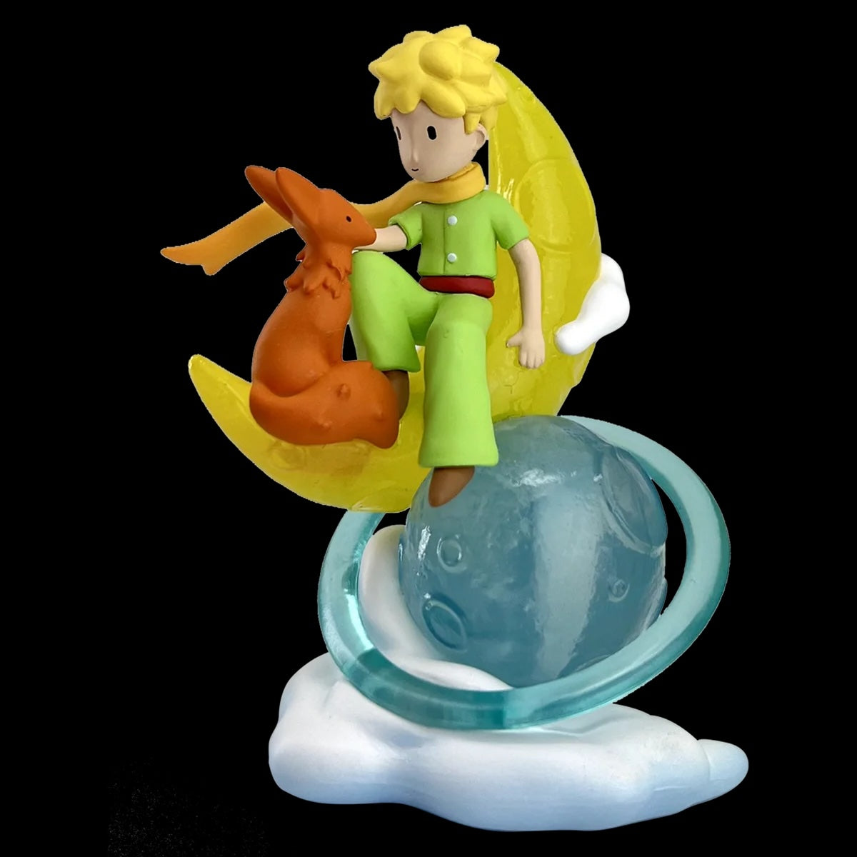 THE LITTLE PRINCE - Little Prince and the fox on the moon- Figure 8cm