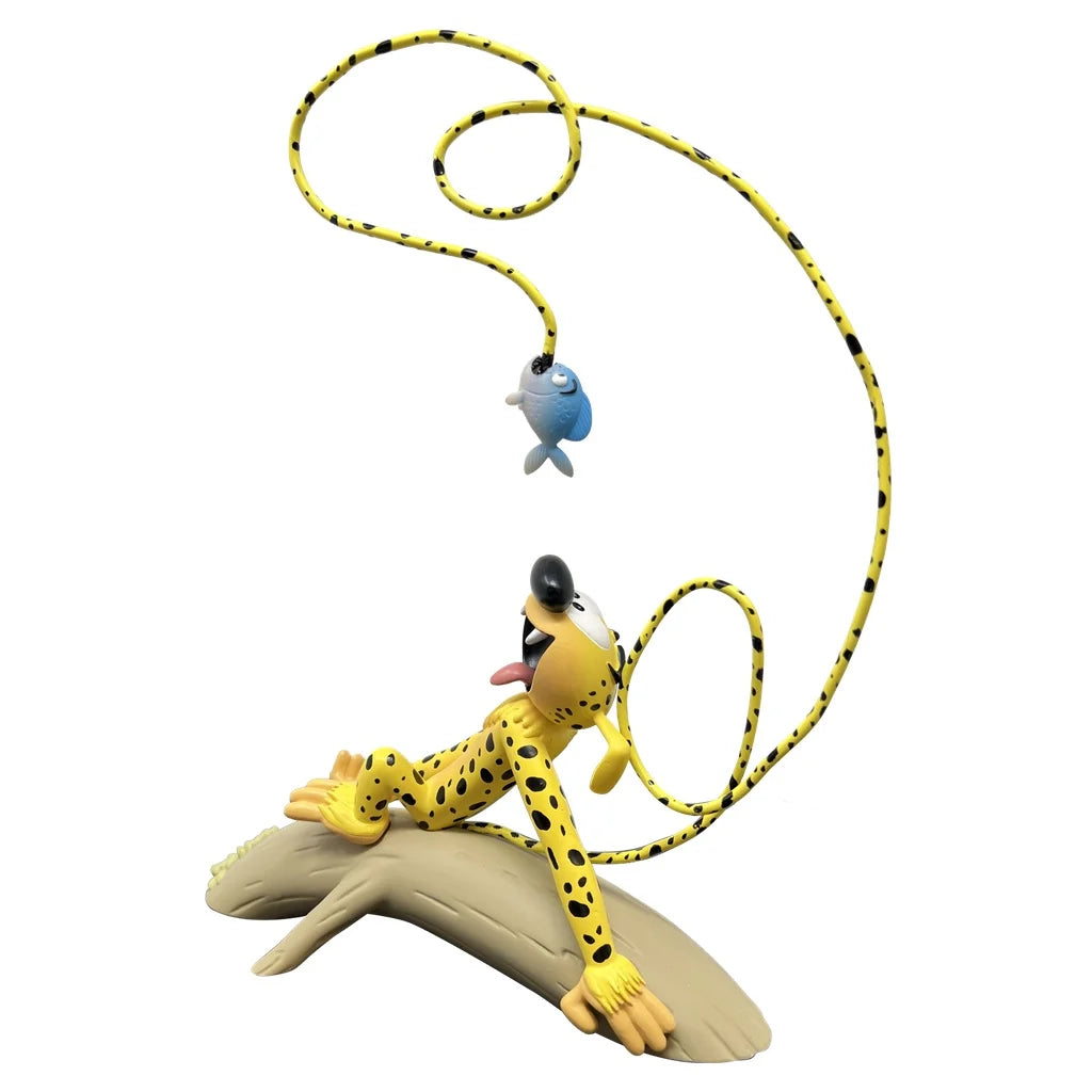 MARSUPILAMI - Marsupilami and the piranha - Statue 24cm