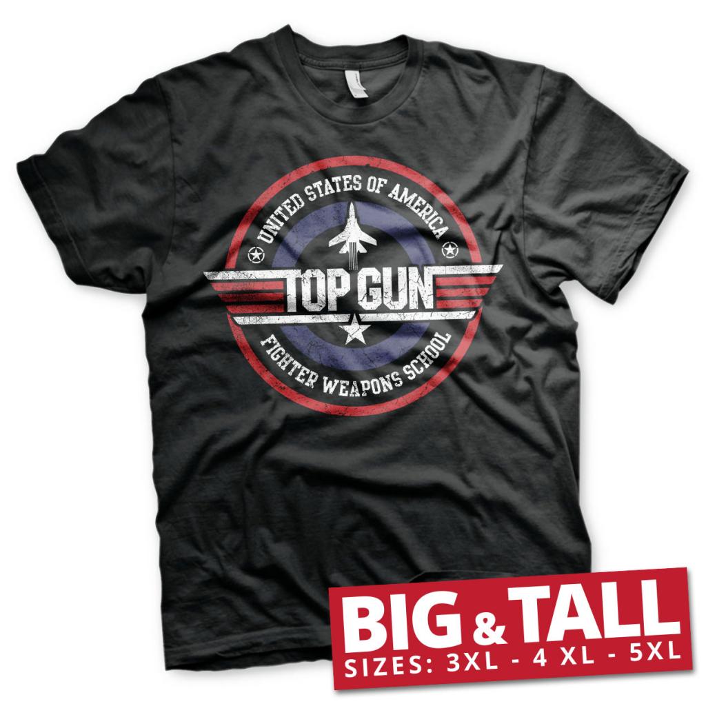 TOP GUN - T-Shirt Big & Tall - Fighter Weapons School (5XL)