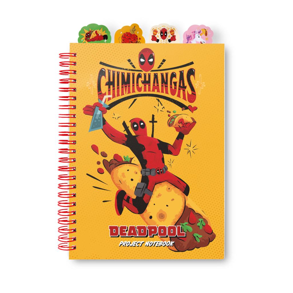 DEADPOOL - Notebook + Dividers - Size A5