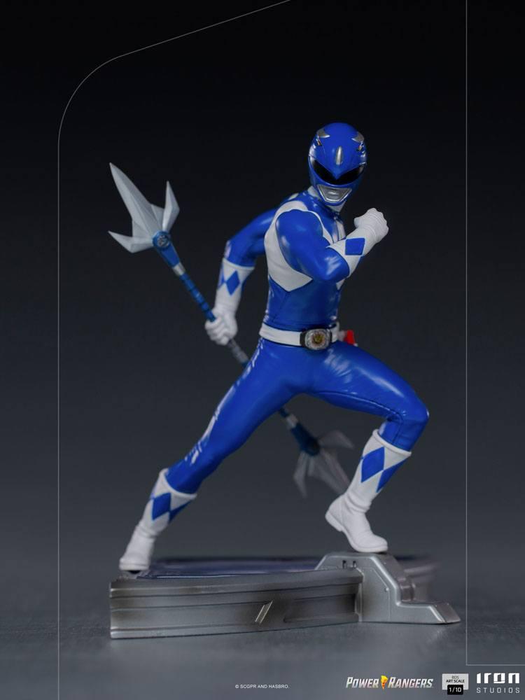 POWER RANGERS - Blue Ranger - Statue BDS Art Scale '16x11x14cm'