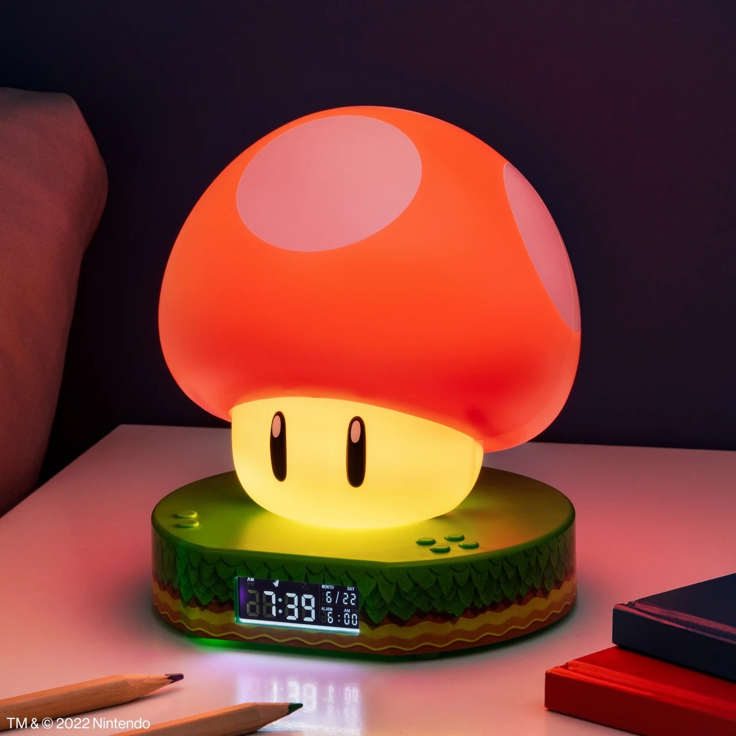 SUPER MARIO - Super Mushroom - Alarm Clock 12cm