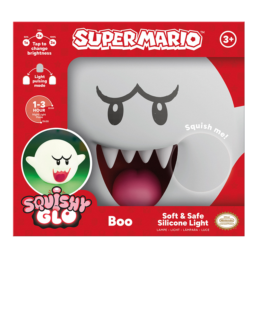 SUPER MARIO - Boo - Silicone Light Rechargeable 15cm