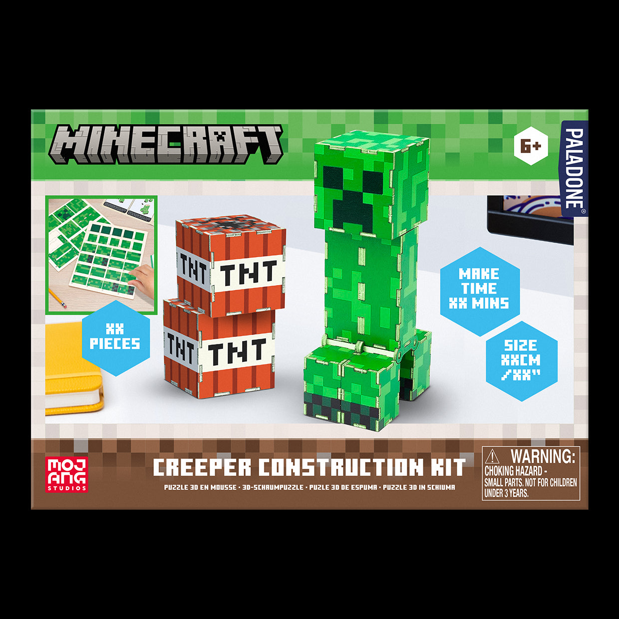 MINECRAFT - Creeper & TNT - Construction Kit