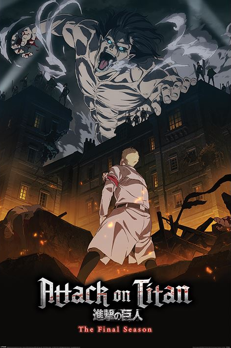 ATTACK ON TITAN S4 - Eren Onslaught - Poster 61x91cm