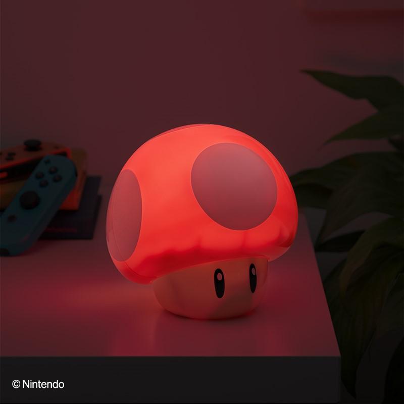 NINTENDO - Mushroom Mini Light with Sound -- Try Me