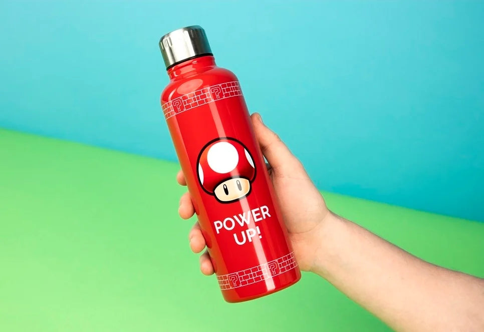 SUPER MARIO - Power Up - Metal Bottle 500ml