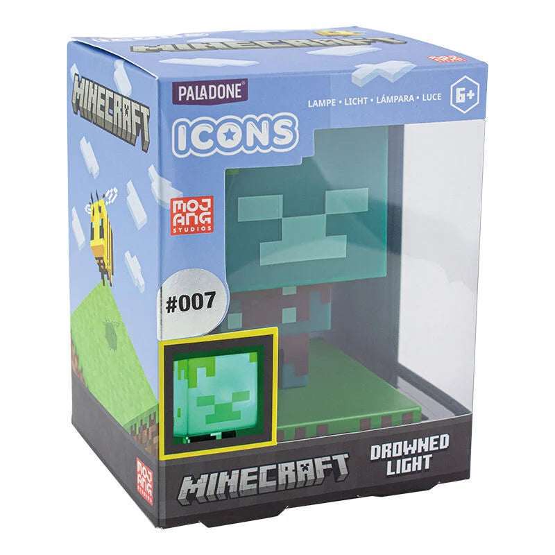 MINECRAFT - Drowned Zombie - Icon Light 3.9inch