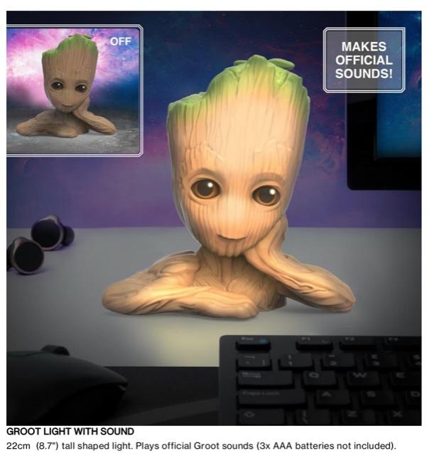 GUARDIANS OF THE GALAXY - Groot - 3D Light w/Sound 22cm