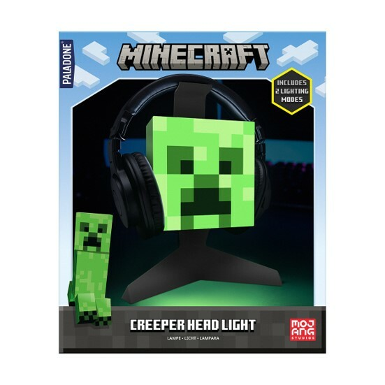 MINECRAFT - Creeper Head - Headphone Stand with Light