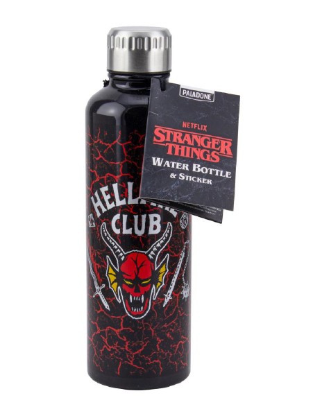 STRANGER THINGS - Hellfire Club - Water Metal Bottle