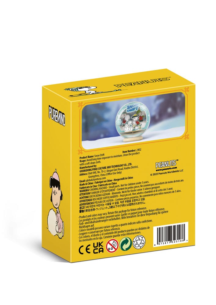 PEANUTS - Snow Drift - Wood Model Kit Globe Theater