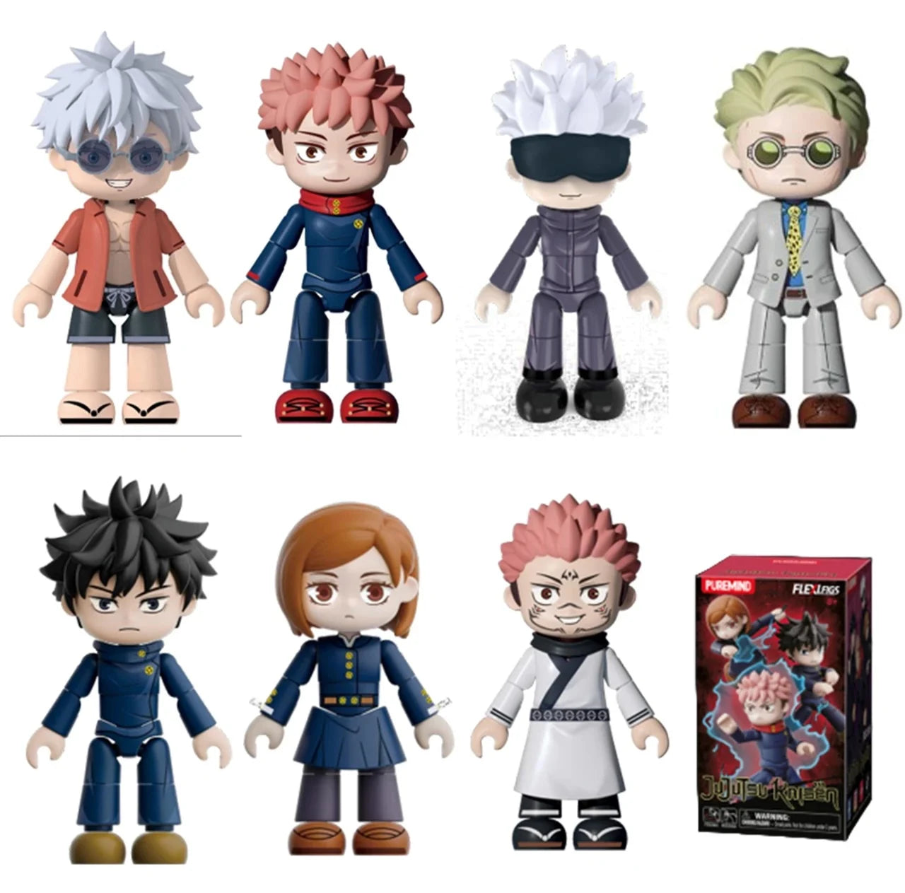 JUJUSTU KAISEN - Flexi Figs Vol.1 - Blind Box (6pcs)