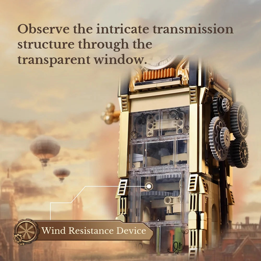 PANTASY - Steampunk Clock Tower Park - Building block