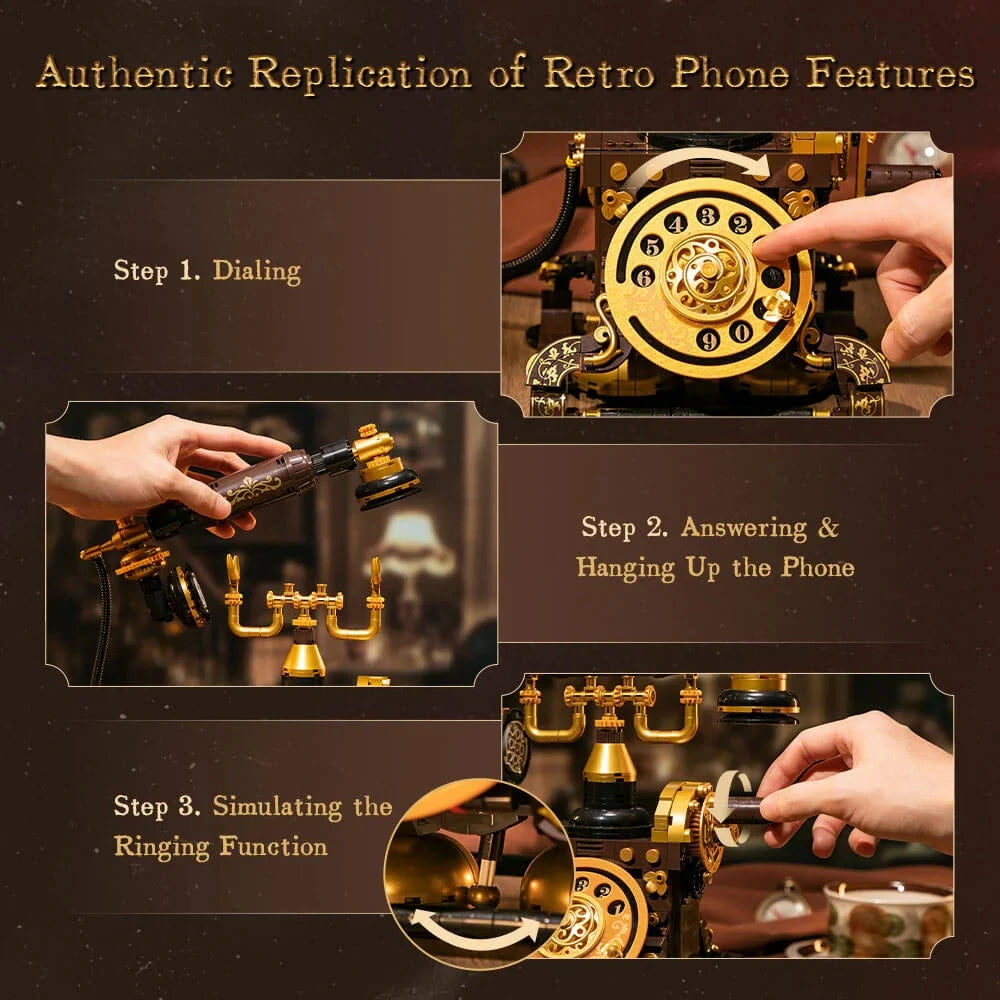 PANTASY - Retro Phone - Building block 766 pcs