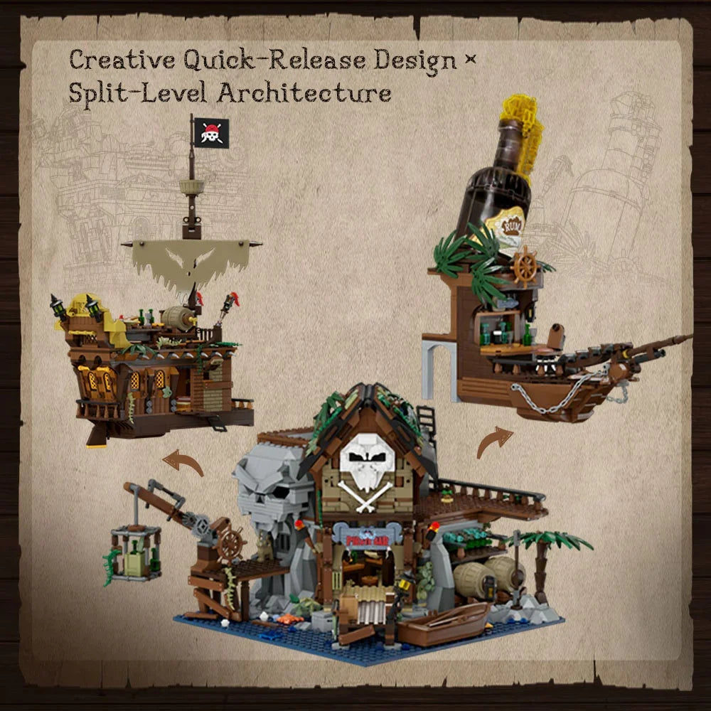 PANTASY - The Pirates Pub - Building block 2814 pcs