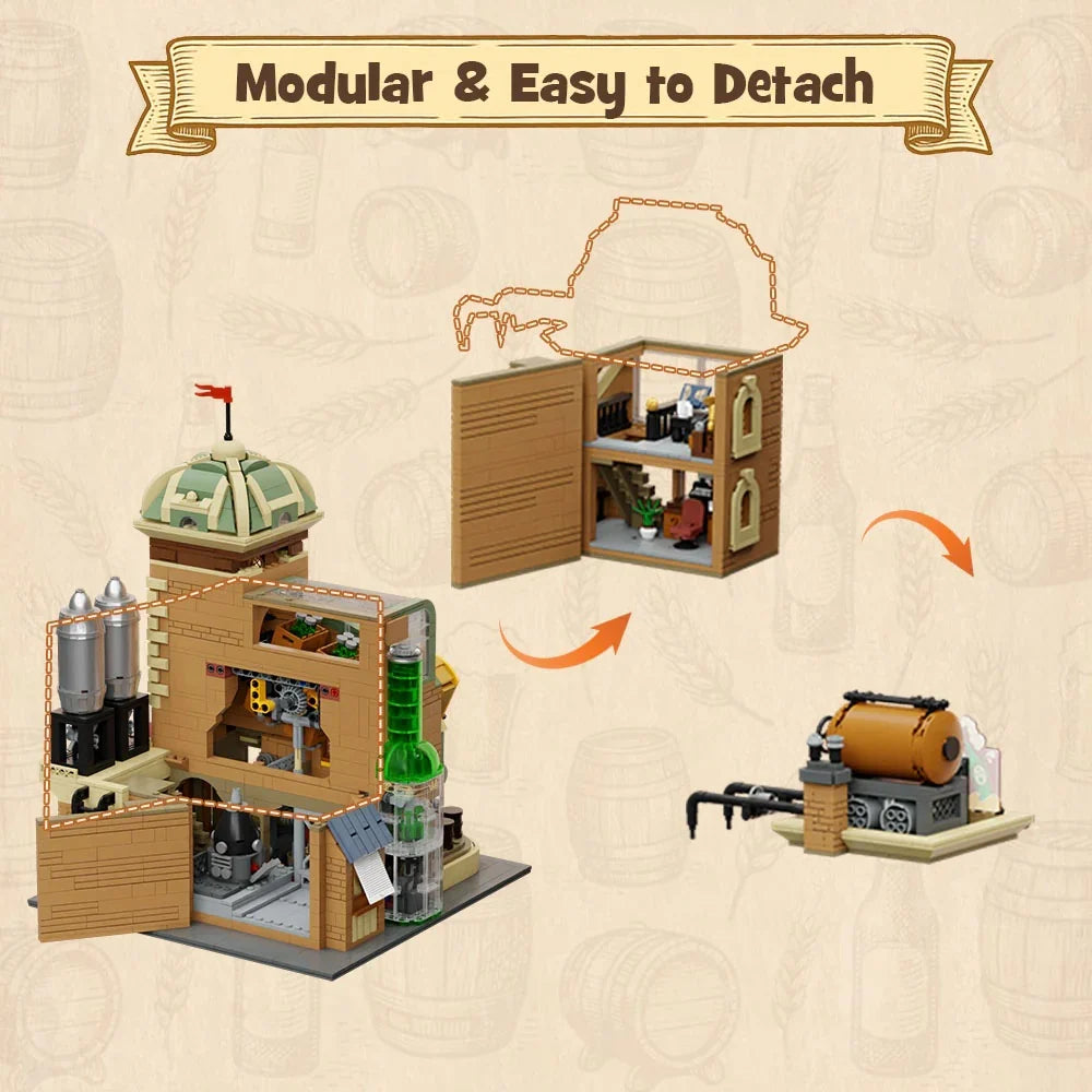 PANTASY - Craft Brewary - Building block 3252 pcs