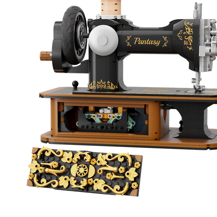 PANTASY - Hand Crank Sewing Machine - Building block 1152 pcs