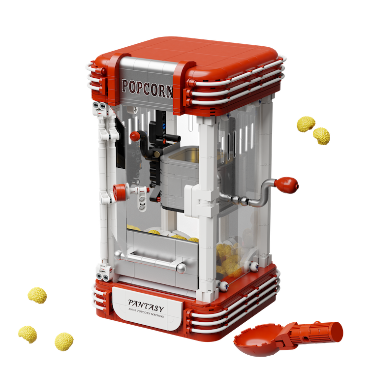 PANTASY - Popcorn Machine - Building block 1201 pcs