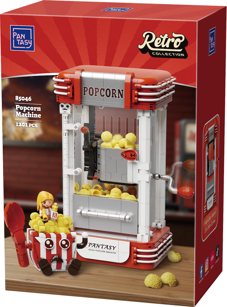 PANTASY - Popcorn Machine - Building block 1201 pcs