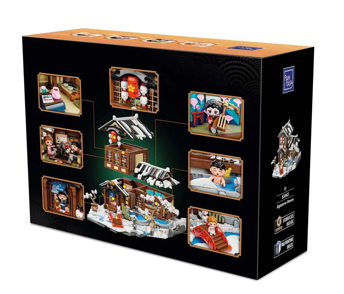 PANTASY - Japanese Onsen - Building block 2847 pcs