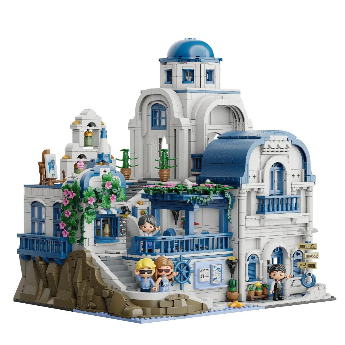 PANTASY - Aegan Villa - Building block 3038 pcs