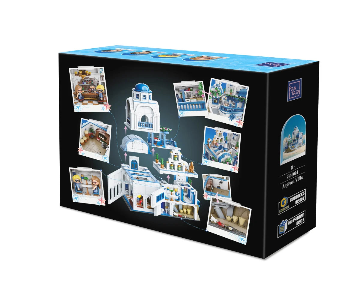PANTASY - Aegan Villa - Building block 3038 pcs