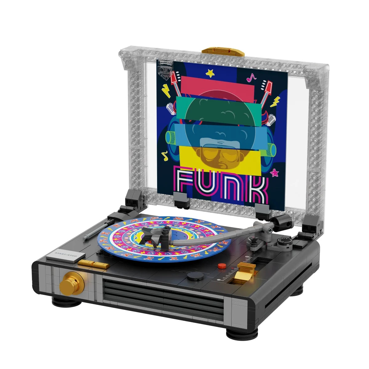PANTASY - Vinyl Turntable - Building block 607 pcs
