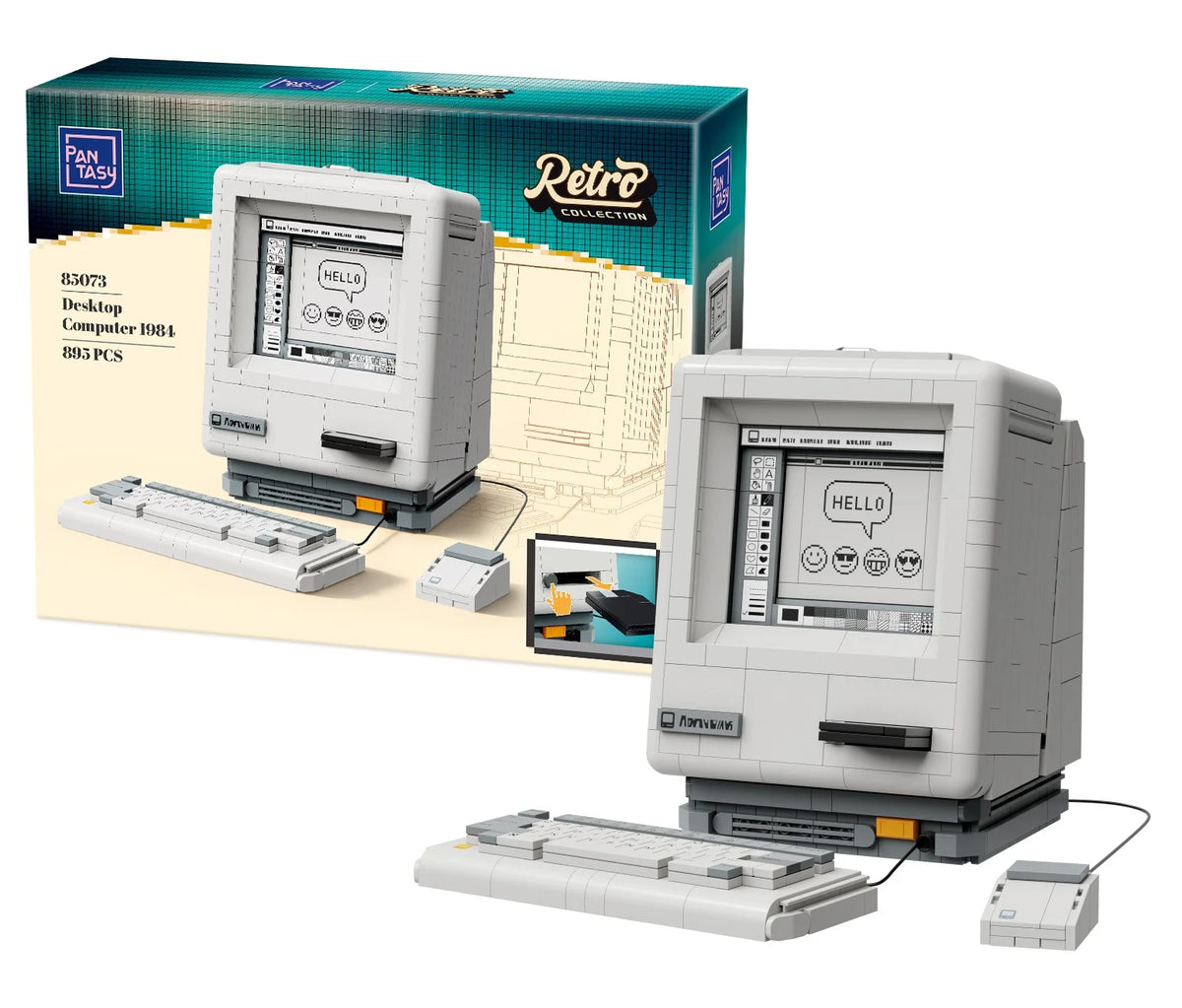 PANTASY - Desktop Computer 1984 - Building block 895 pcs