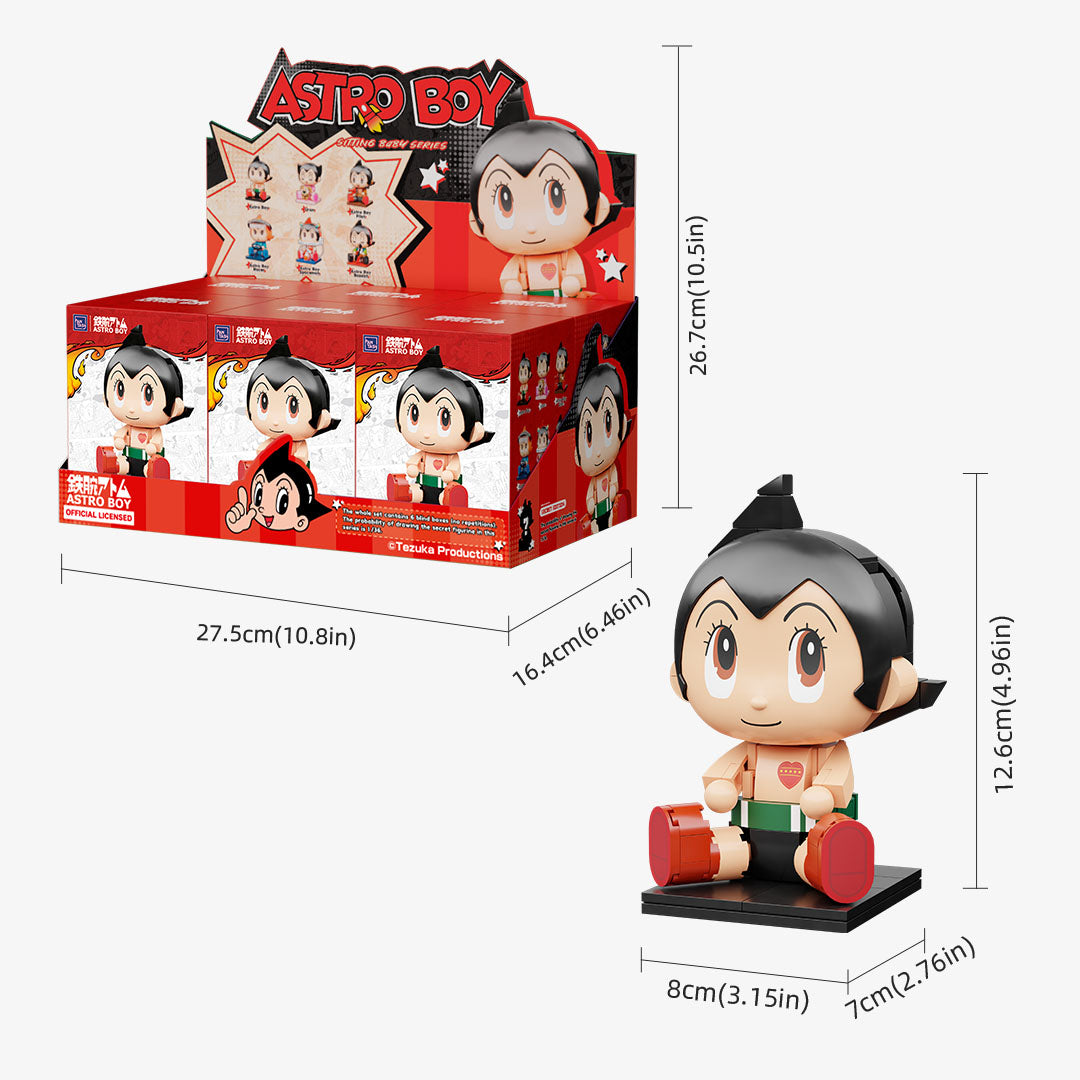ASTRO BOY - Astro Boy Sitting Baby - Building block Display 6pcs